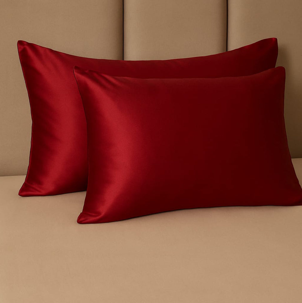 Pure Mulberry Silk Red Affair Pillowcase